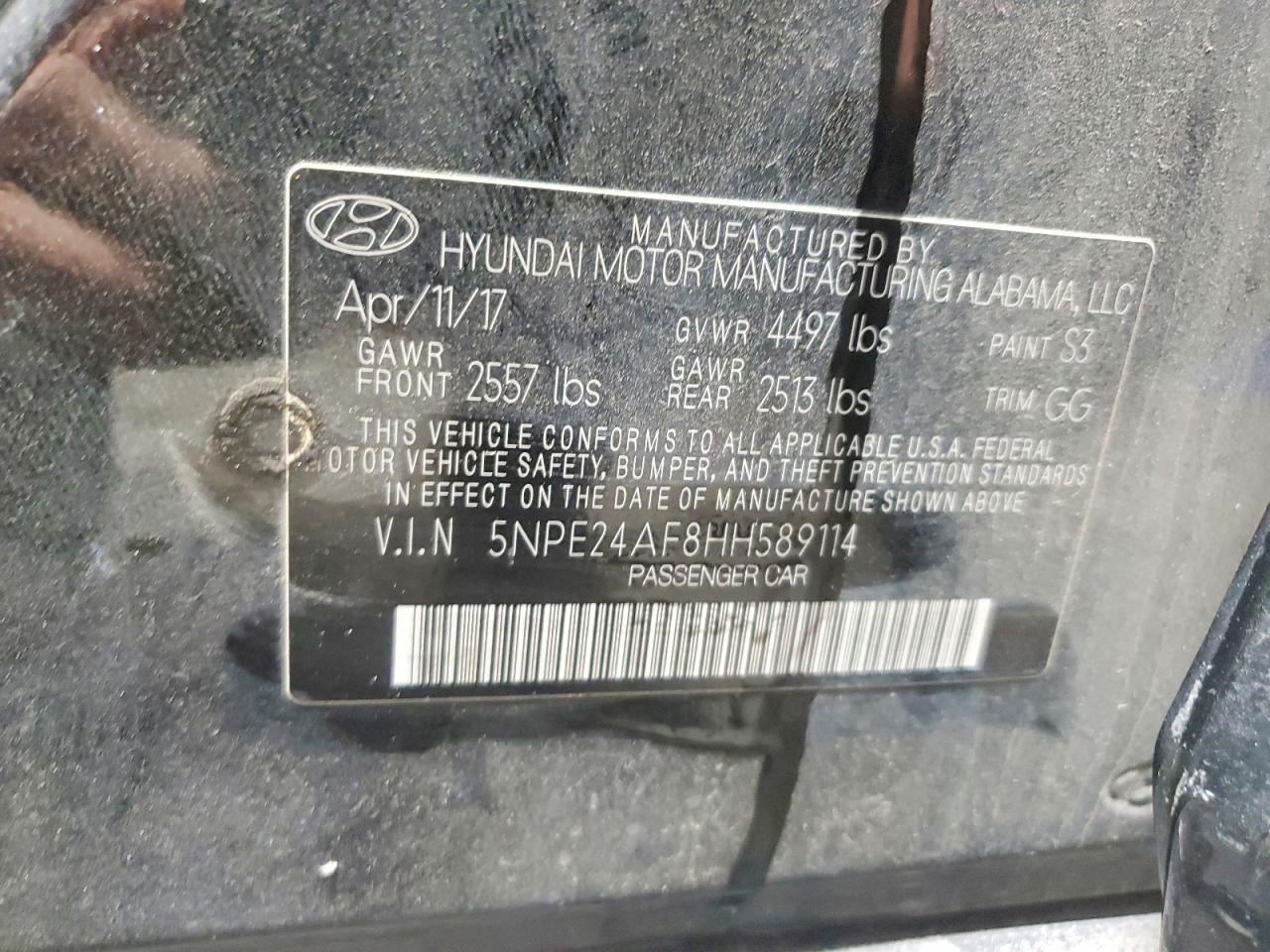 2017 Hyundai Sonata Se - zdjęcie 12