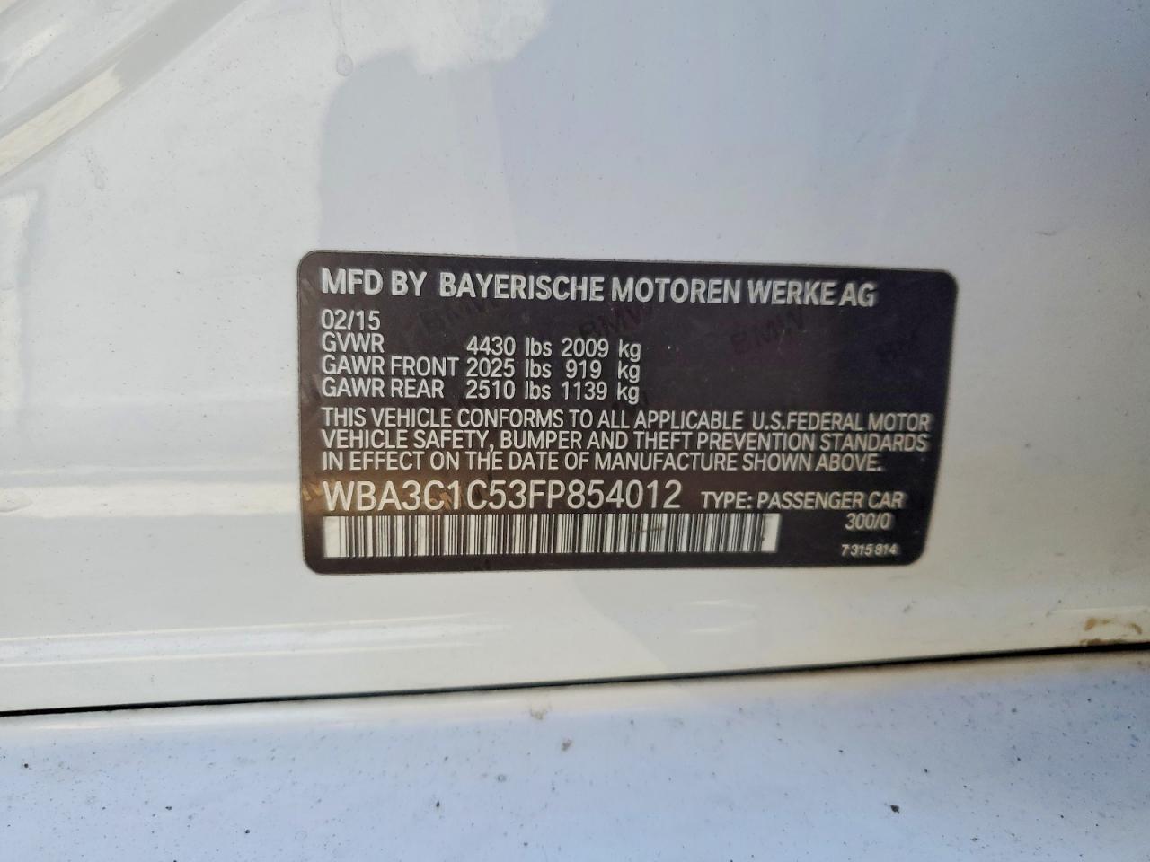 2015 BMW 328 I Sulev - zdjęcie 12