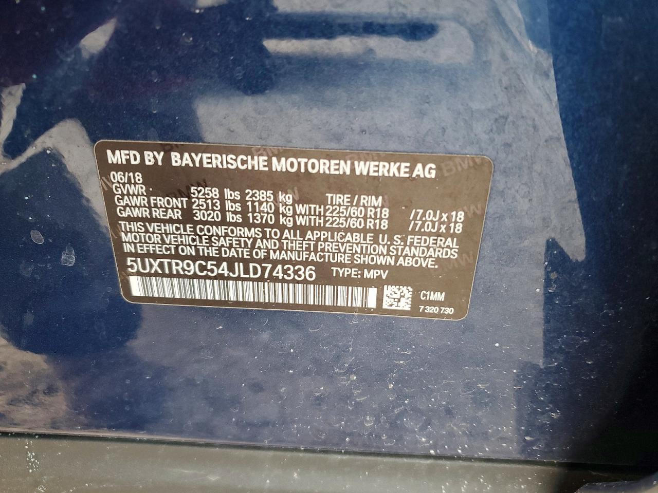 2018 BMW X3 xDrive30I - zdjęcie 13