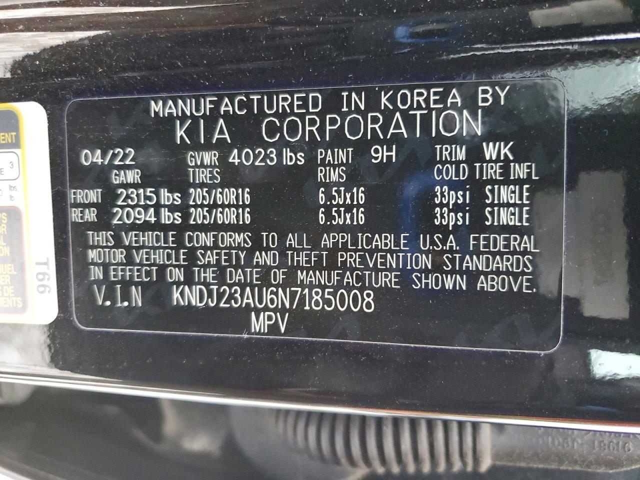 2022 Kia Soul Lx - zdjęcie 13