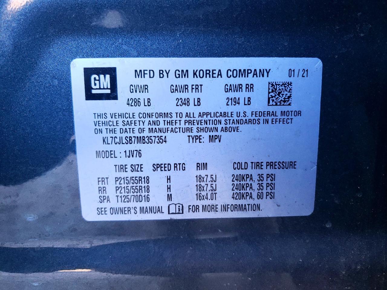 2021 Chevrolet Trax 1Lt - zdjęcie 13