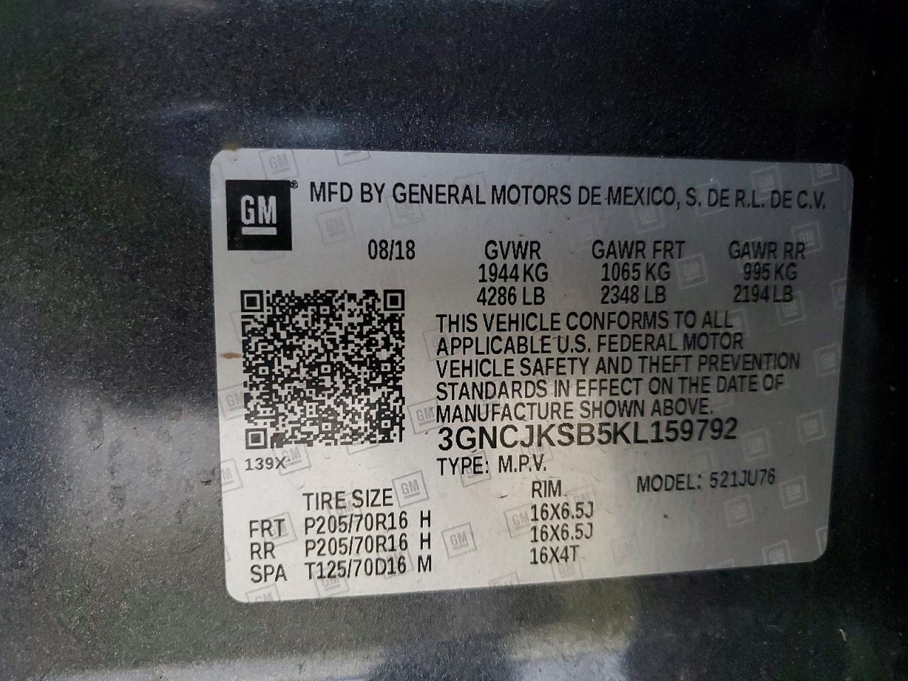 2019 Chevrolet Trax Ls - zdjęcie 13