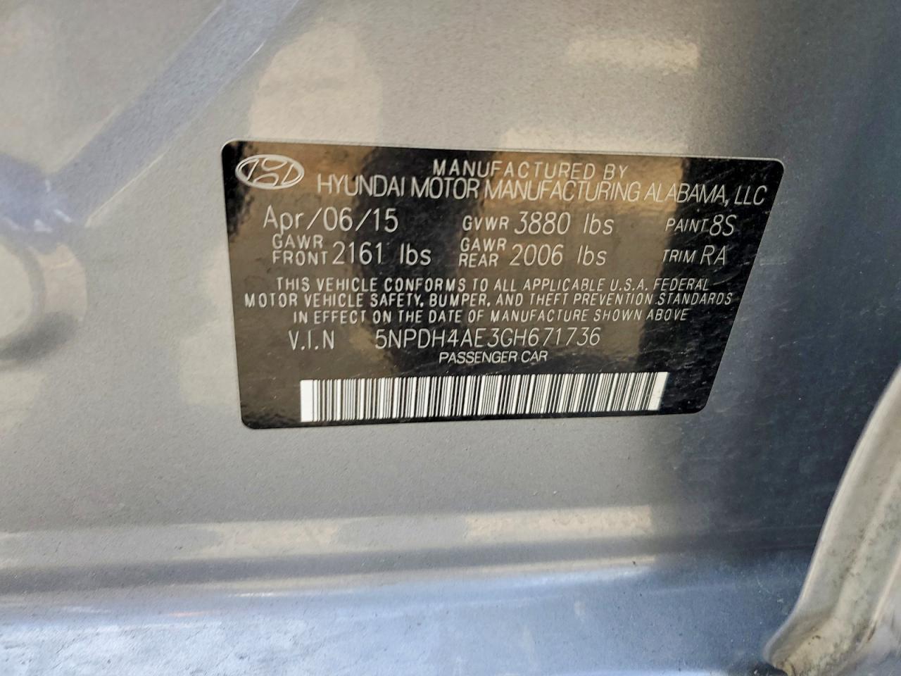 2016 Hyundai Elantra Se - zdjęcie 13