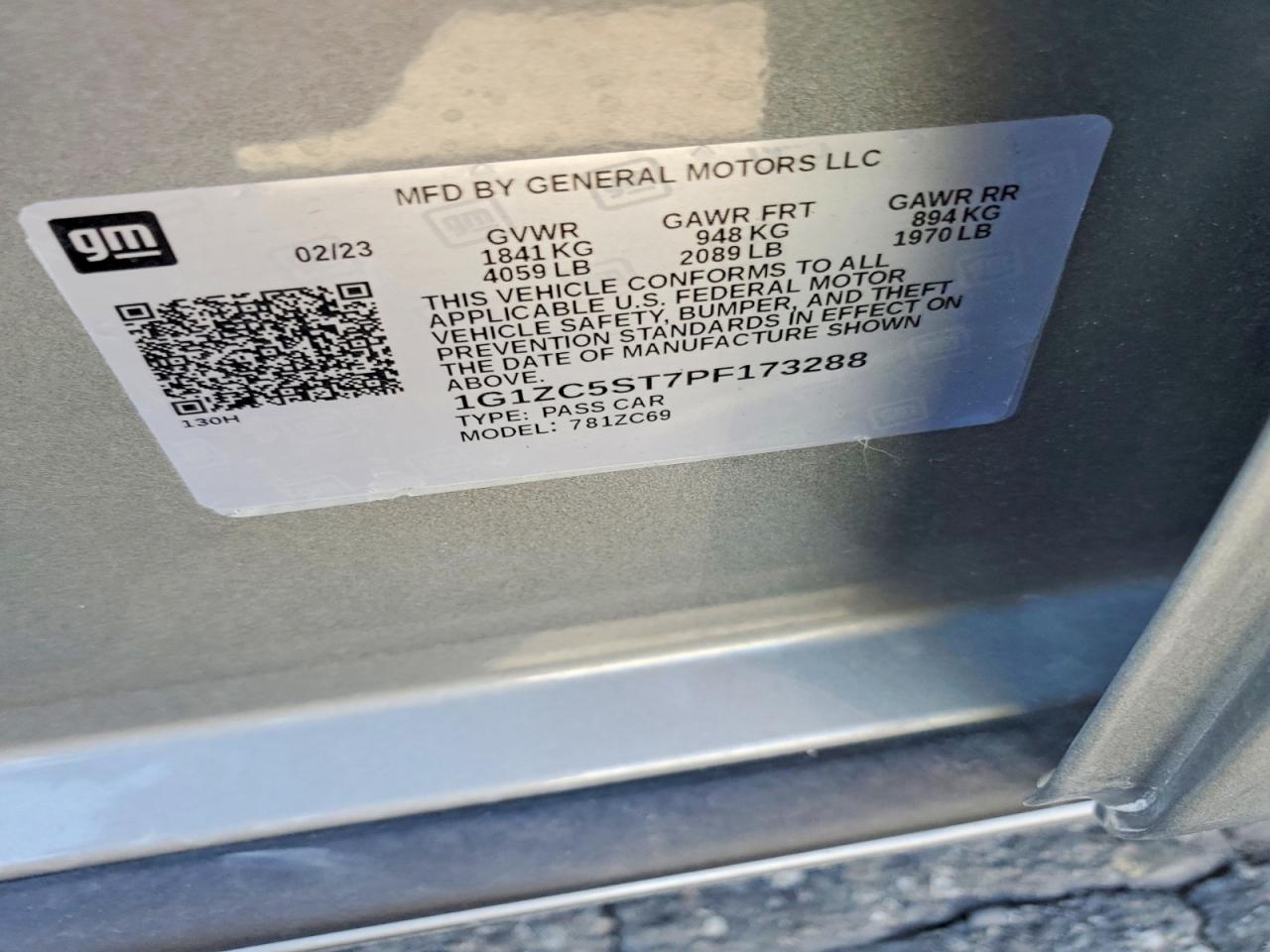 2023 Chevrolet Malibu Ls - zdjęcie 12