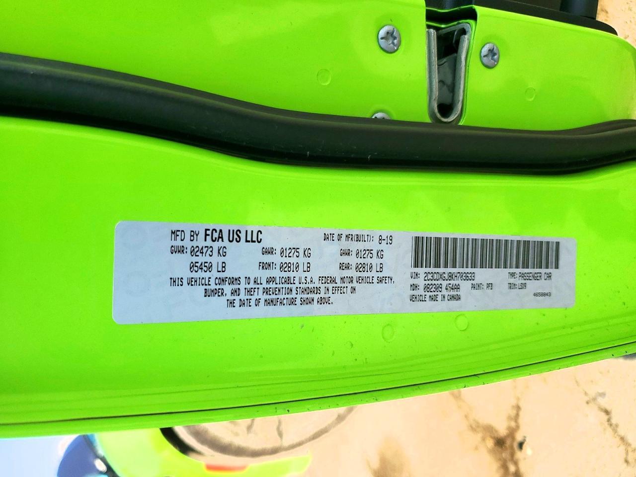 2019 Dodge Charger Scat Pack - zdjęcie 12