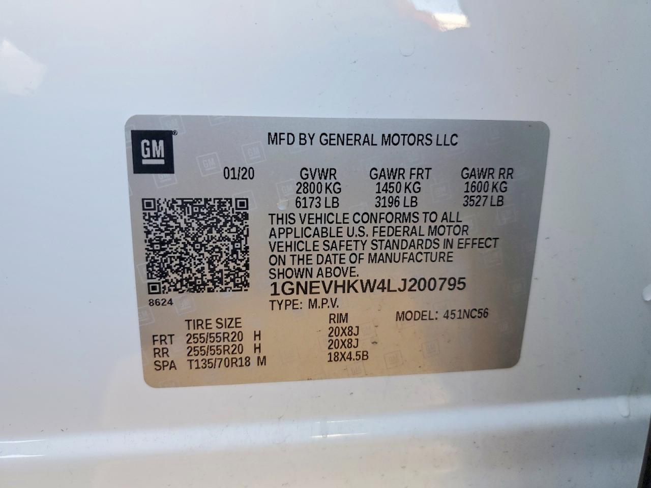 2020 Chevrolet Traverse Lt - zdjęcie 14