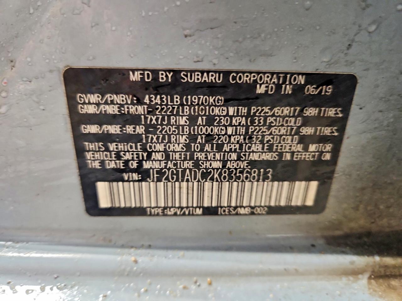 2019 Subaru Crosstrek Premium - zdjęcie 13