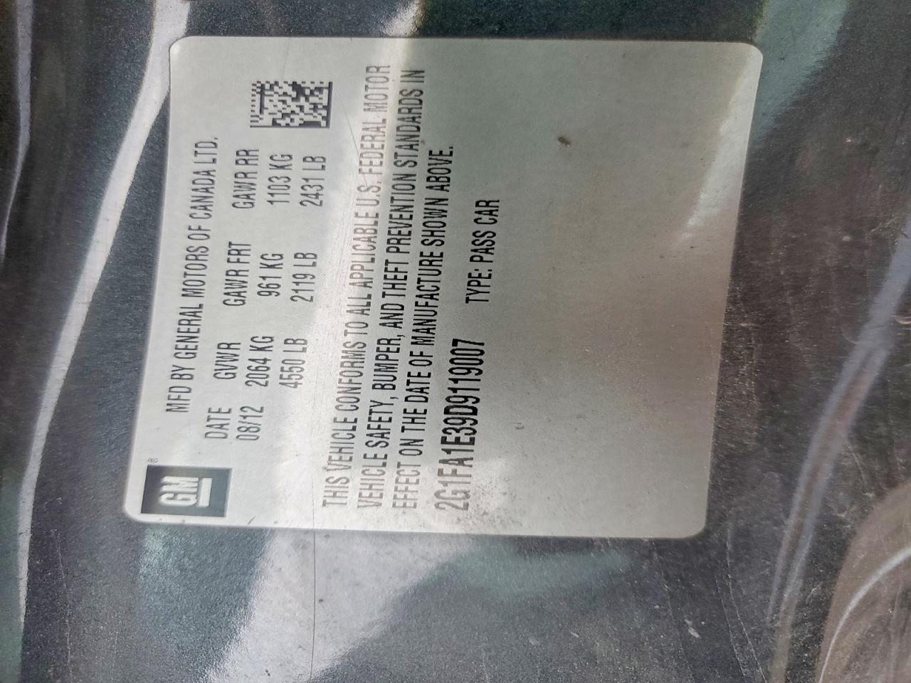 2013 Chevrolet Camaro Ls - zdjęcie 13