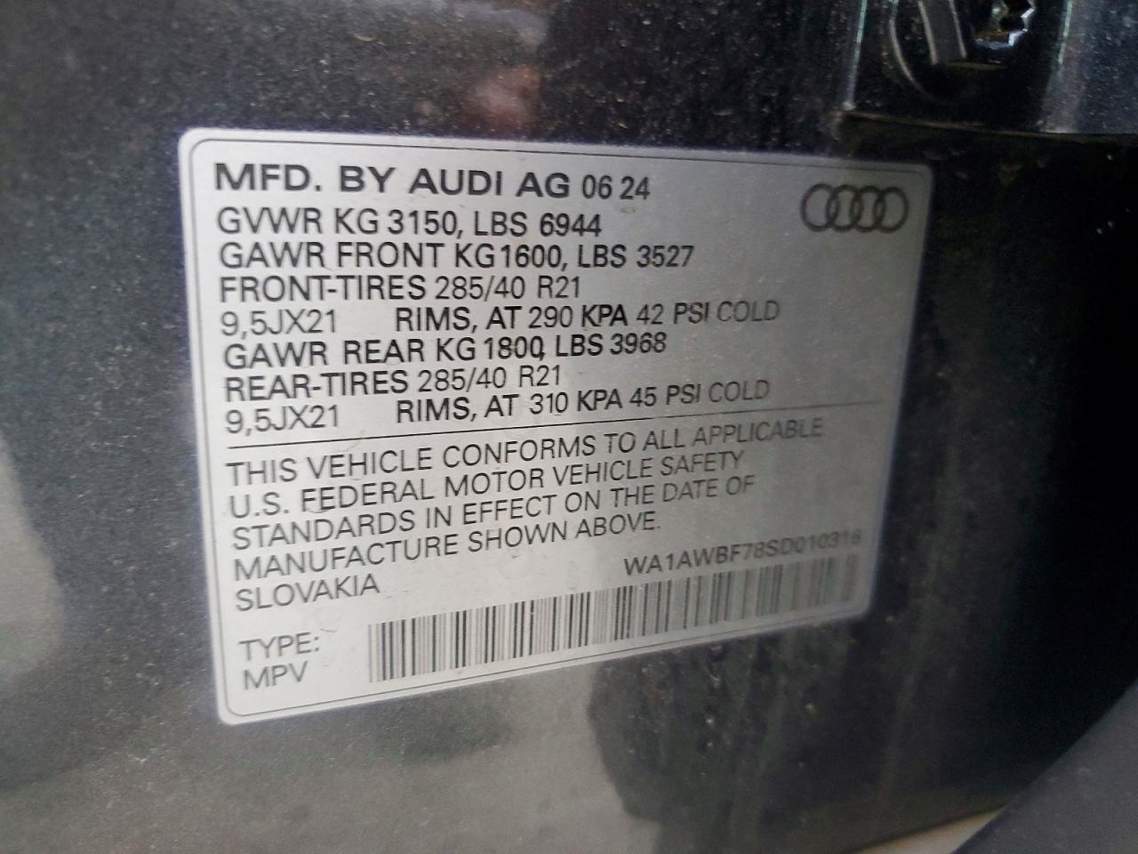 2025 Audi Sq7 Premium Plus - zdjęcie 13