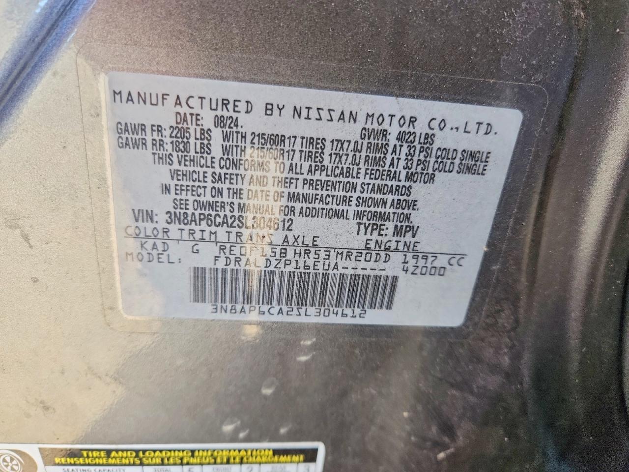 2025 Nissan Kicks Sv - zdjęcie 14