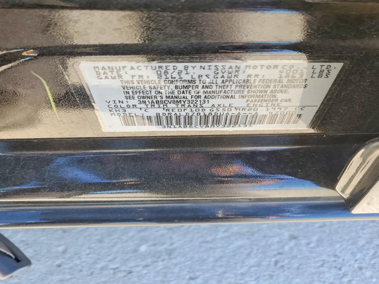 2021 Nissan Sentra Sv - zdjęcie 12