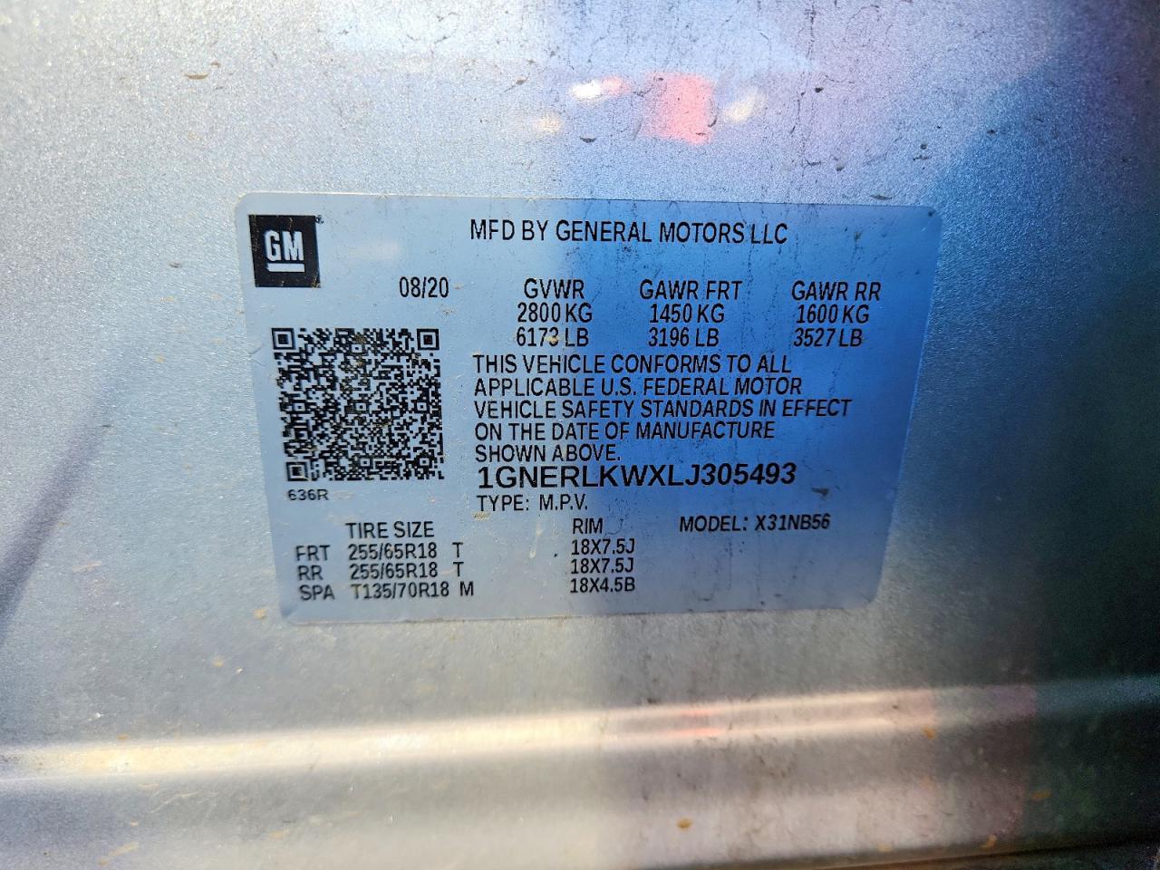 2020 Chevrolet Traverse Ls - zdjęcie 13