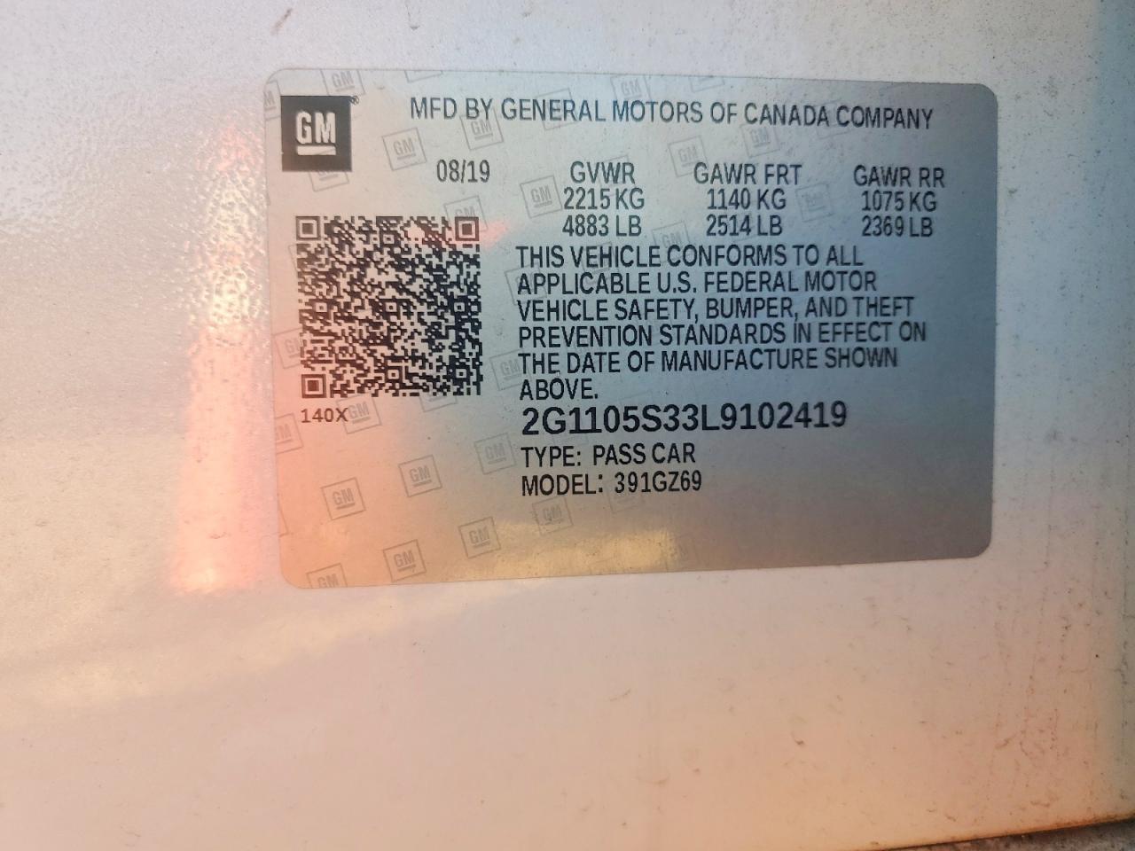 2020 Chevrolet Impala Premier - zdjęcie 12