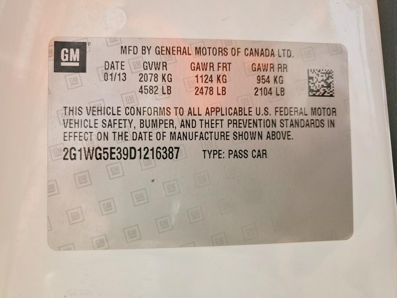 2013 Chevrolet Impala Lt - zdjęcie 12