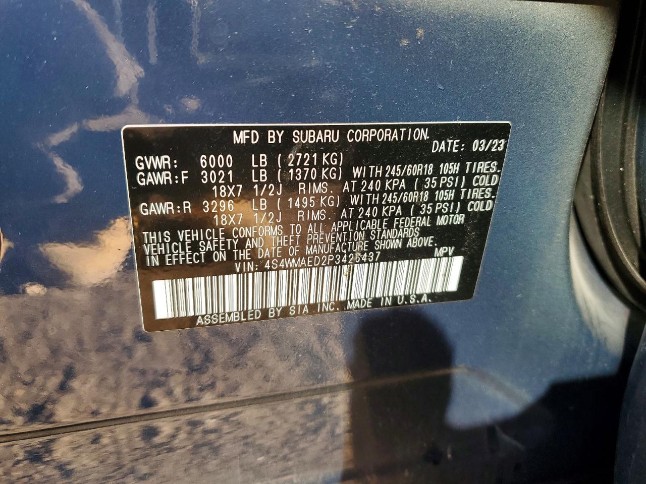 2023 Subaru Ascent Premium - zdjęcie 13