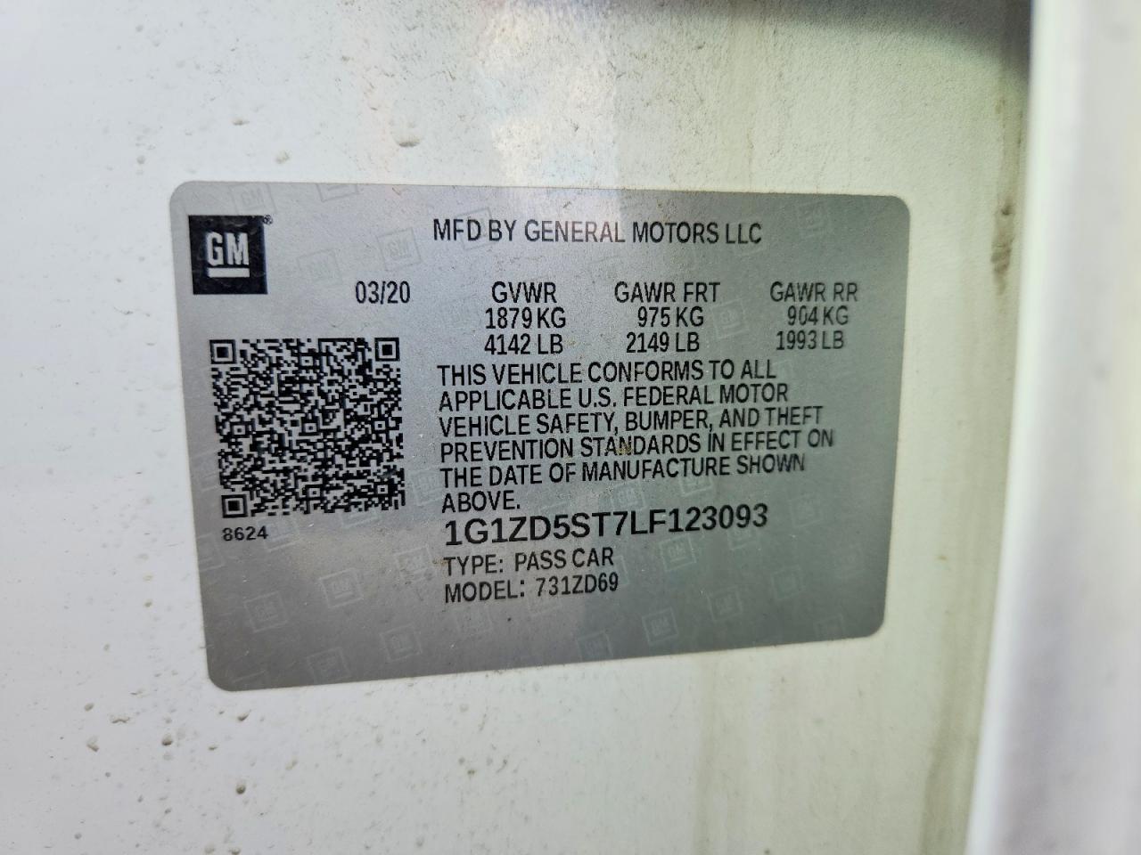 2020 Chevrolet Malibu Lt - zdjęcie 13