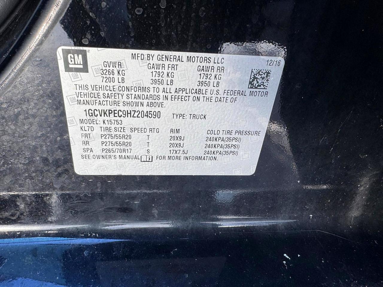 2017 Chevrolet Silverado K1500 Custom - zdjęcie 12