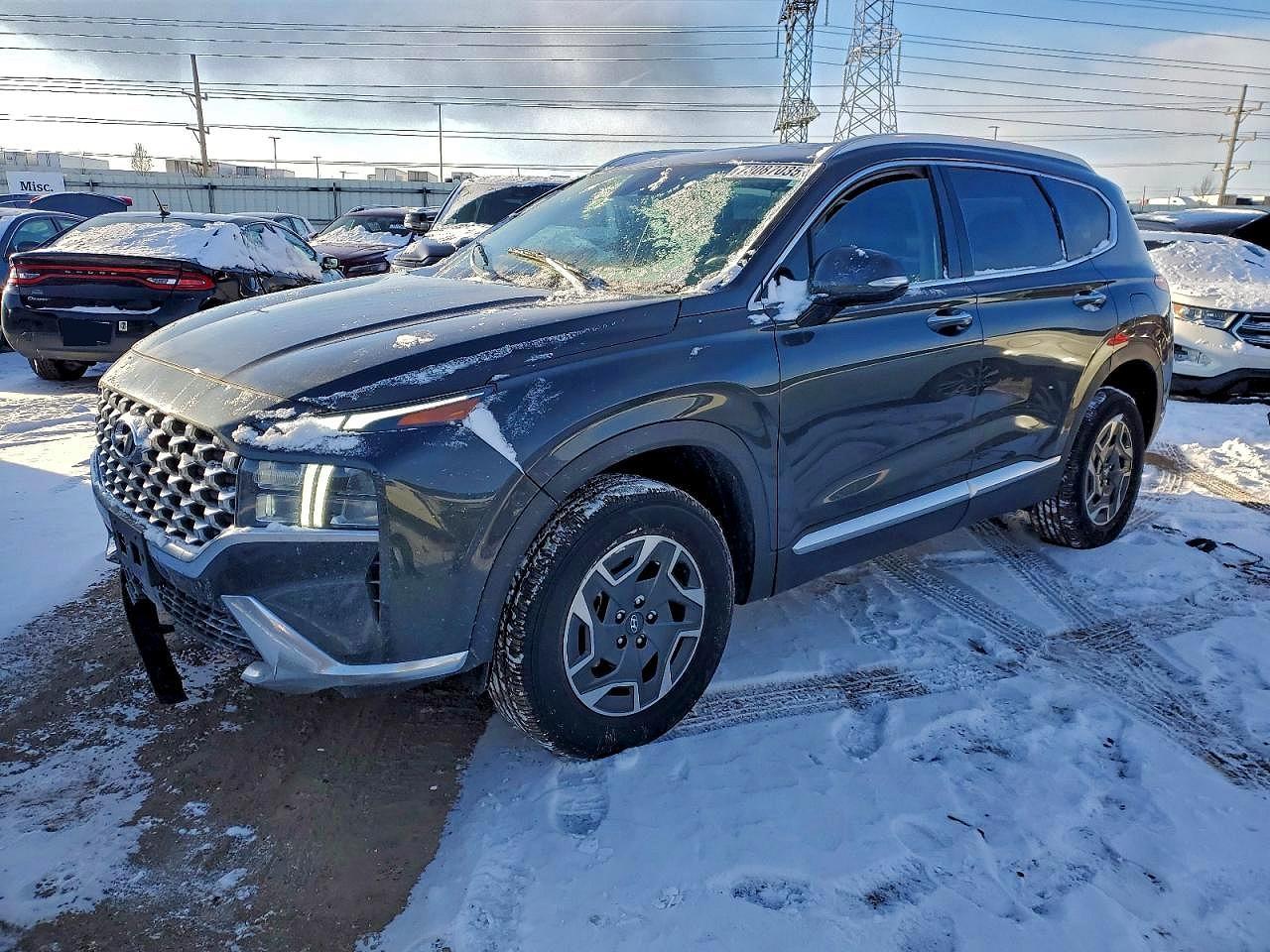 2023 Hyundai Santa Fe Blue - zdjęcie główne