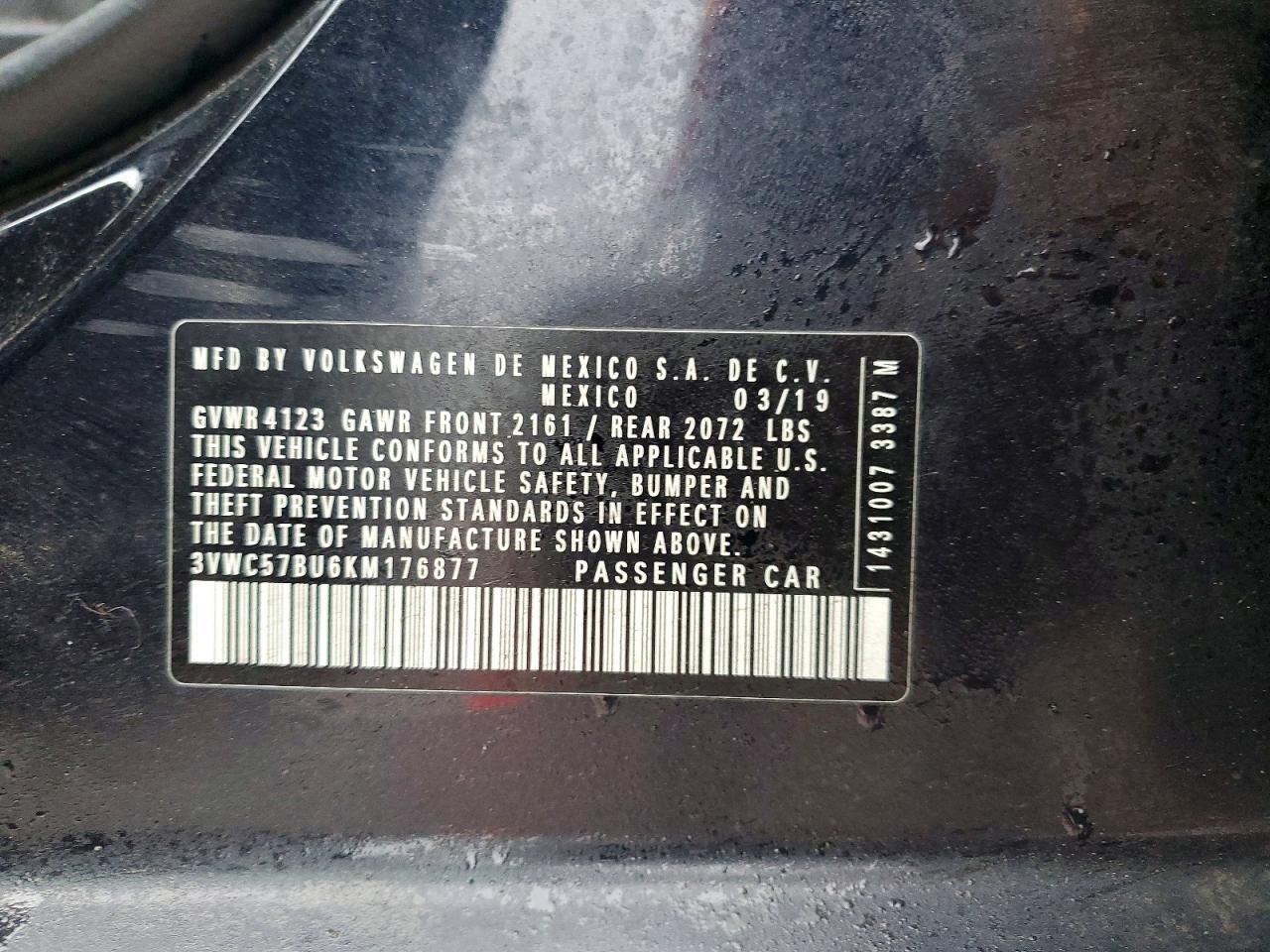 2019 Volkswagen Jetta S - zdjęcie 12