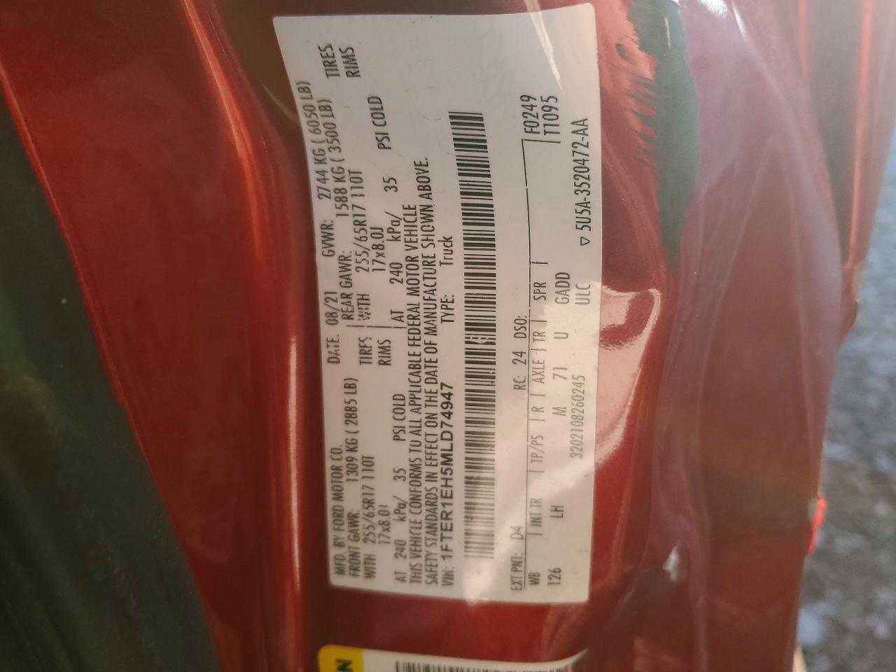 2021 Ford Ranger Xl - zdjęcie 12