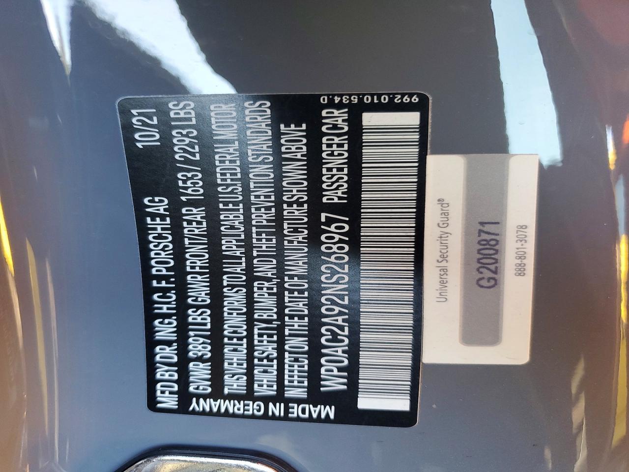 2022 Porsche 911 Gt3 - zdjęcie 13