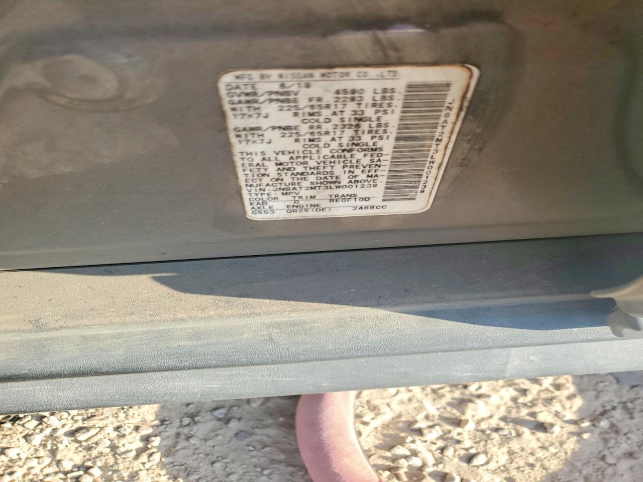 2020 Nissan Rogue S - zdjęcie 13