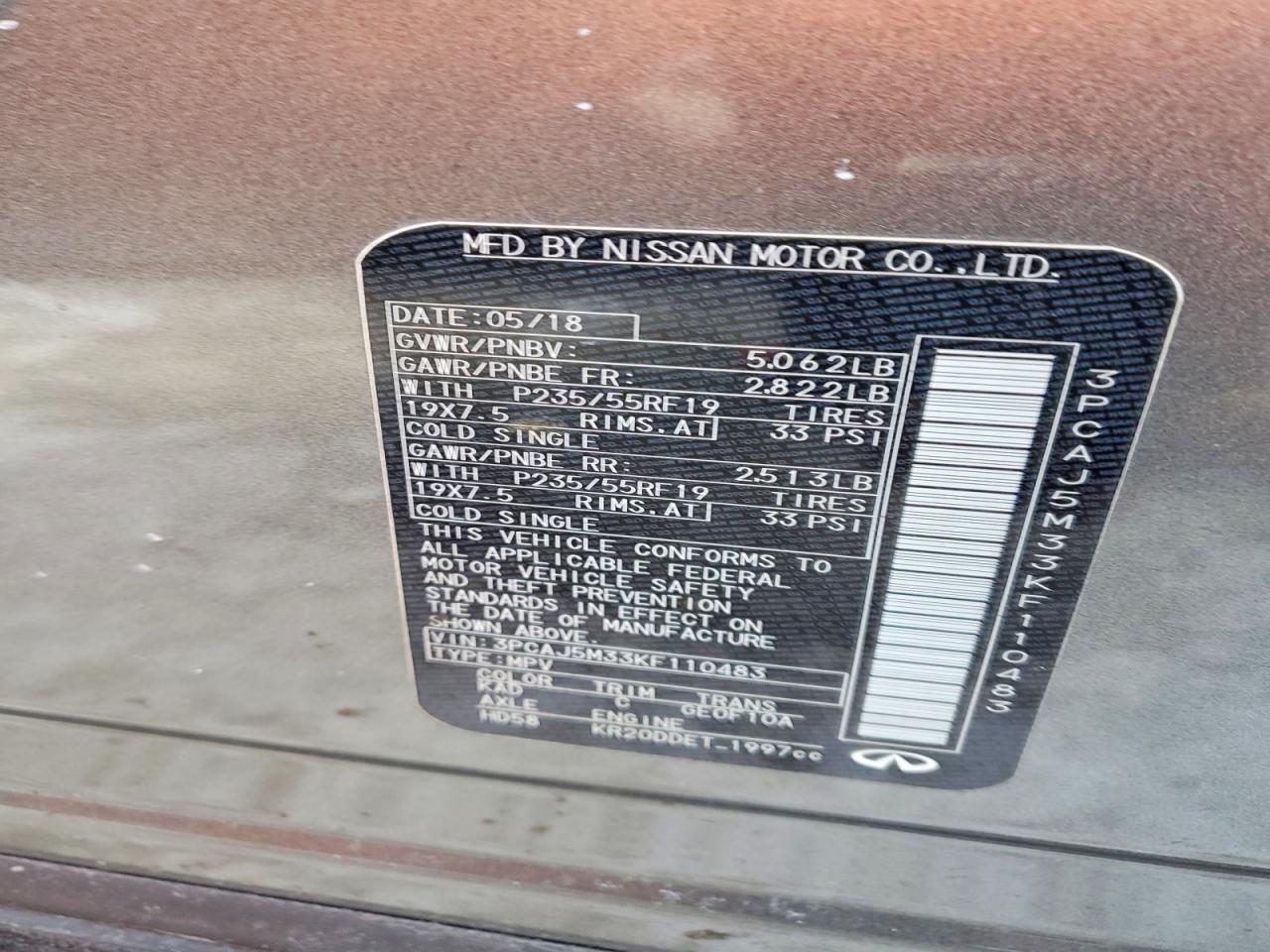 2019 Infiniti Qx50 Essential - zdjęcie 14