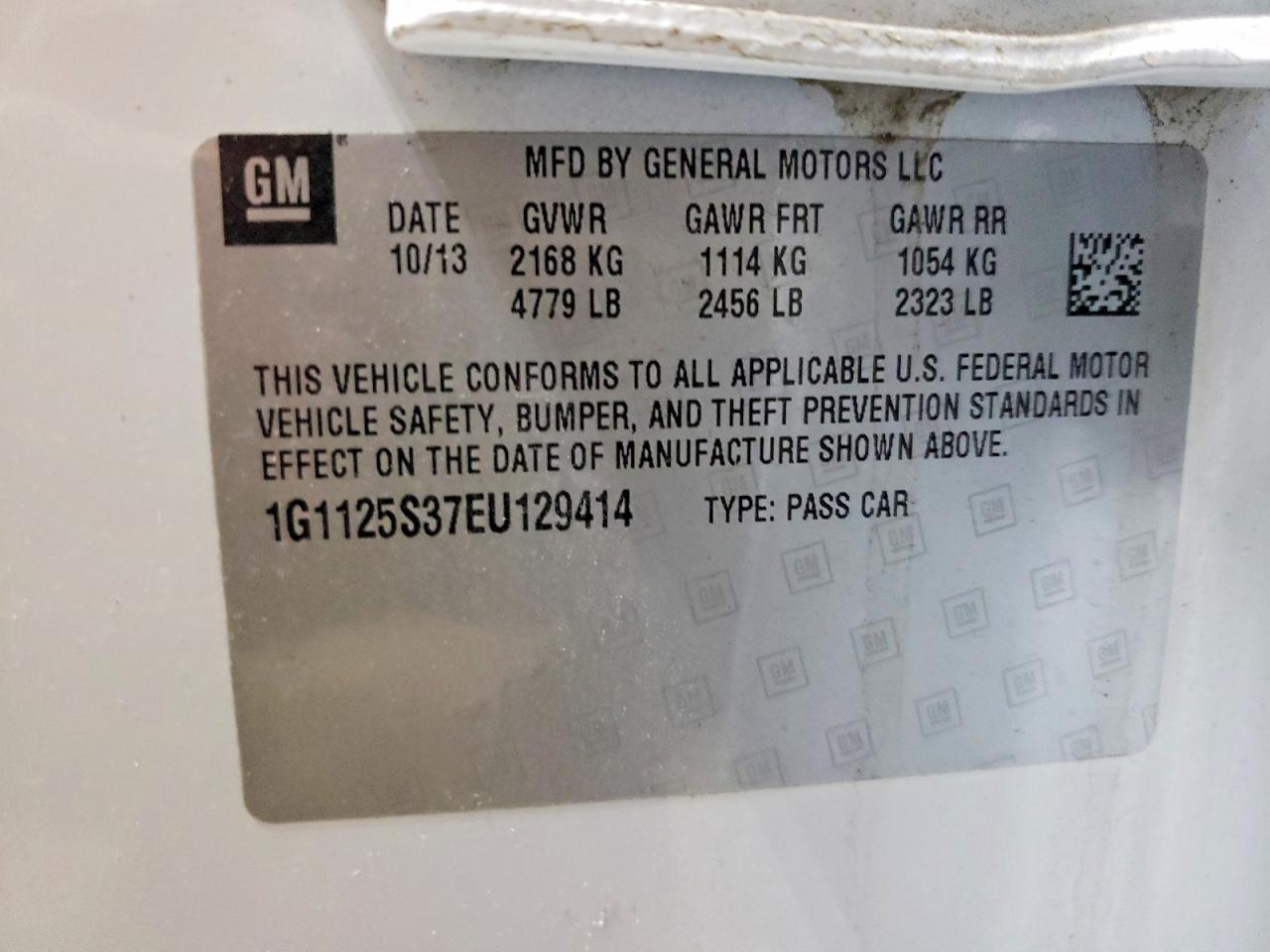 2014 Chevrolet Impala Lt - zdjęcie 12