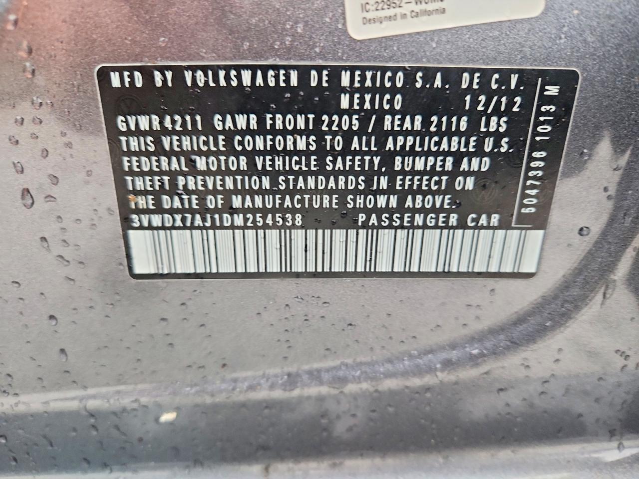 2013 Volkswagen Jetta Se - zdjęcie 12