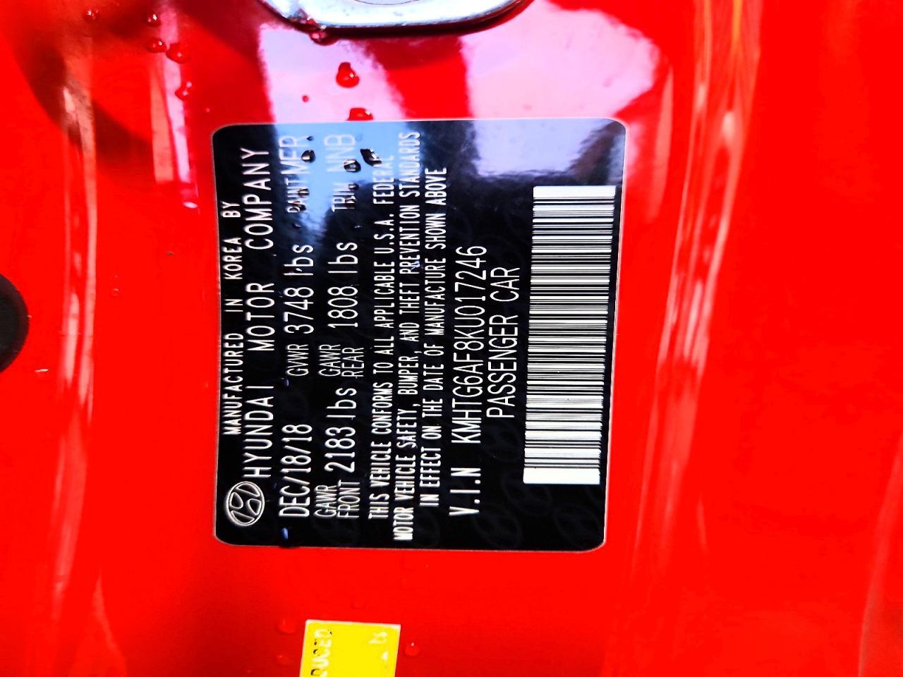 2019 Hyundai Veloster Base - zdjęcie 12