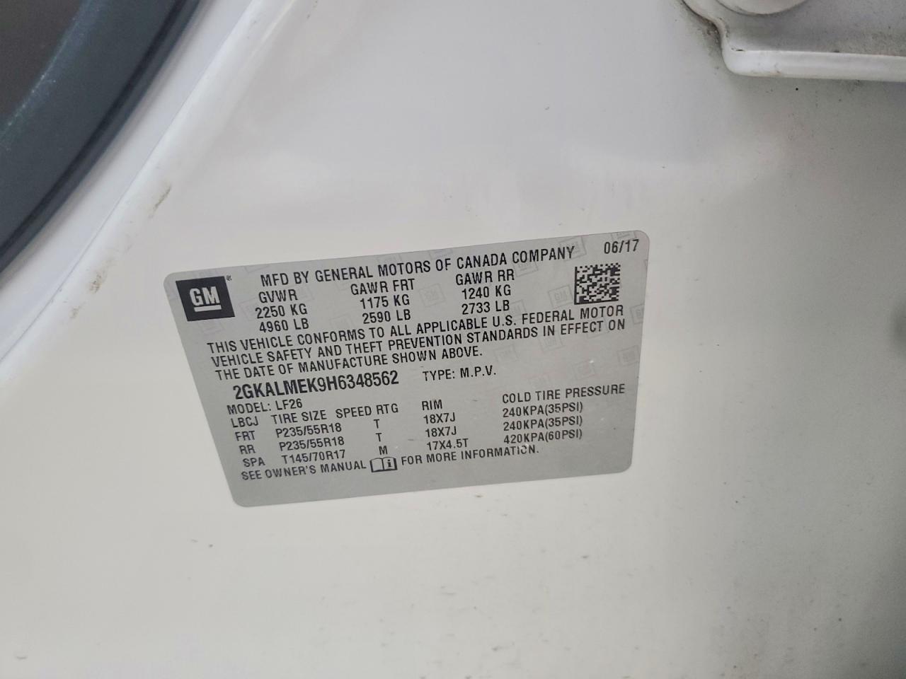 2017 GMC Terrain Sle - zdjęcie 13