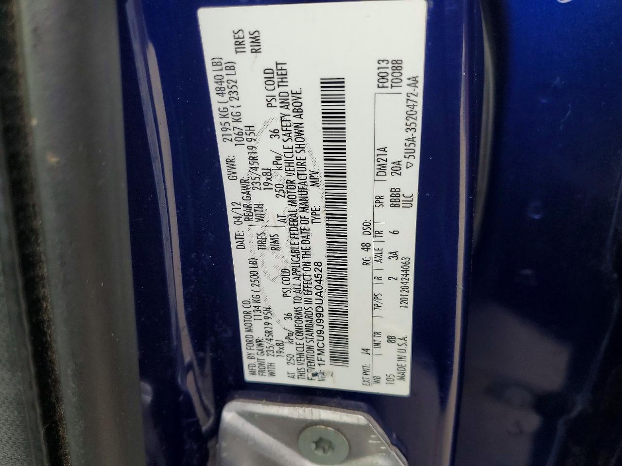 2013 Ford Escape Titanium - zdjęcie 12