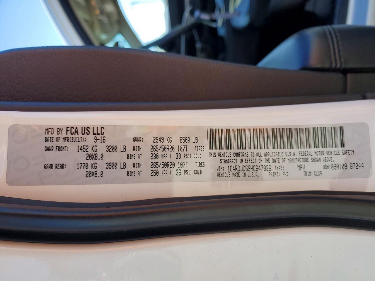 2017 Dodge Durango Gt - zdjęcie 14