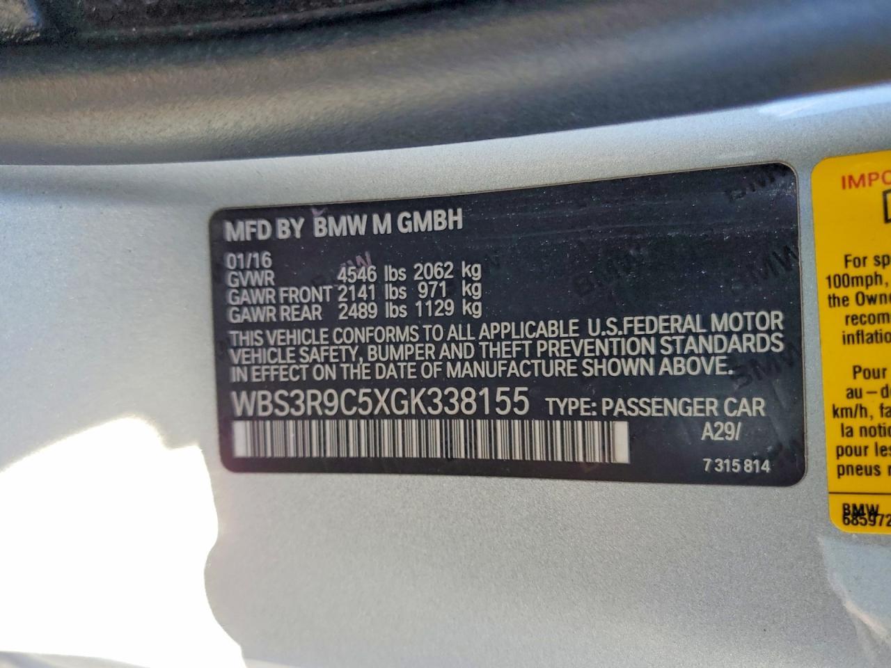 2016 BMW M4 - zdjęcie 13