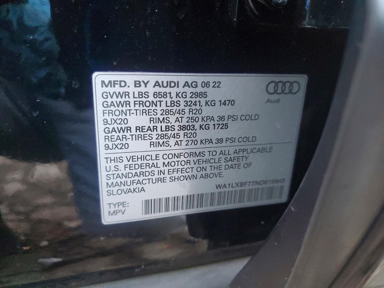 2022 Audi Q7 Premium Plus - zdjęcie 13