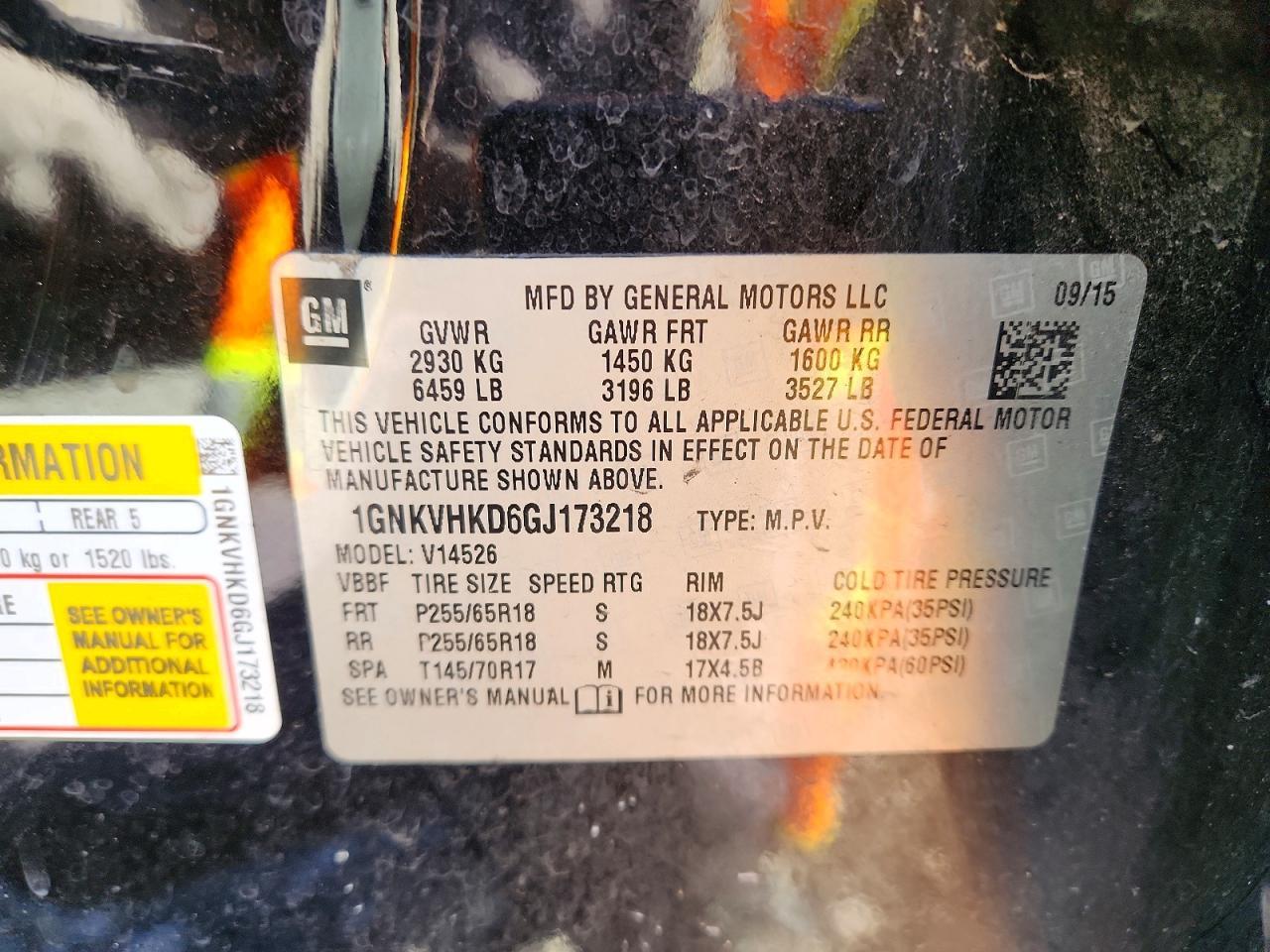 2016 Chevrolet Traverse Lt - zdjęcie 13