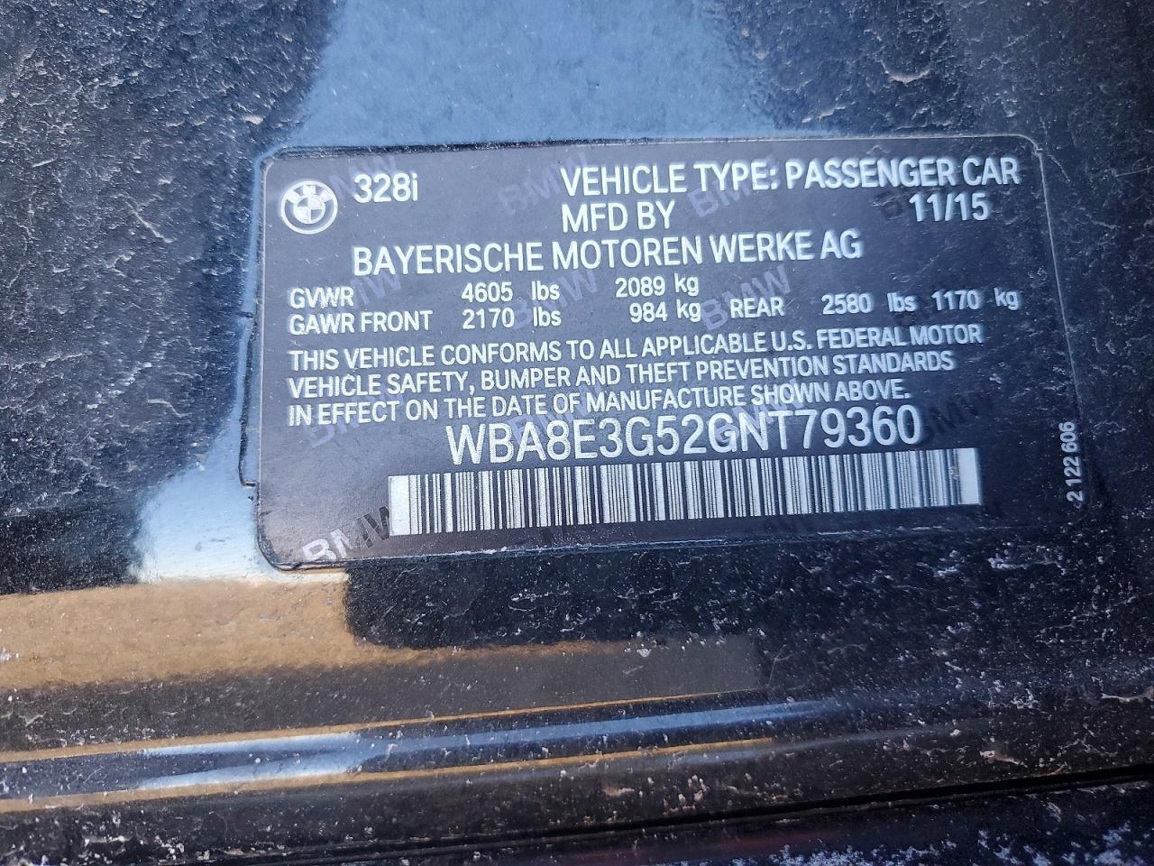 2016 BMW 328 Xi Sulev - zdjęcie 12