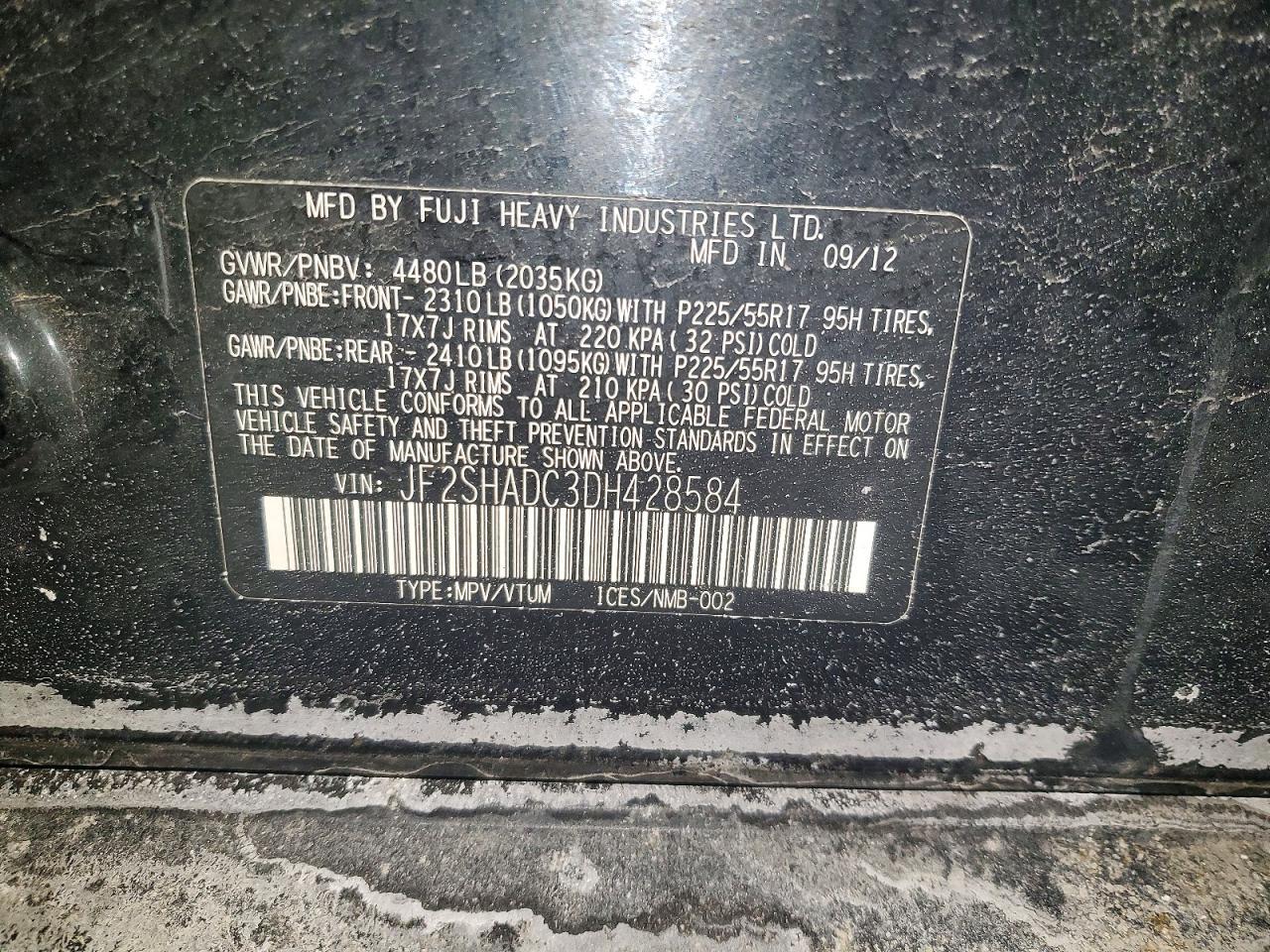 2013 Subaru Forester 2.5X Premium - zdjęcie 13