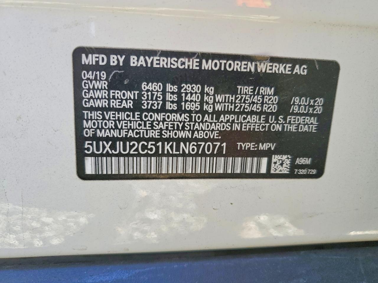 2019 BMW X5 xDrive50I - zdjęcie 13