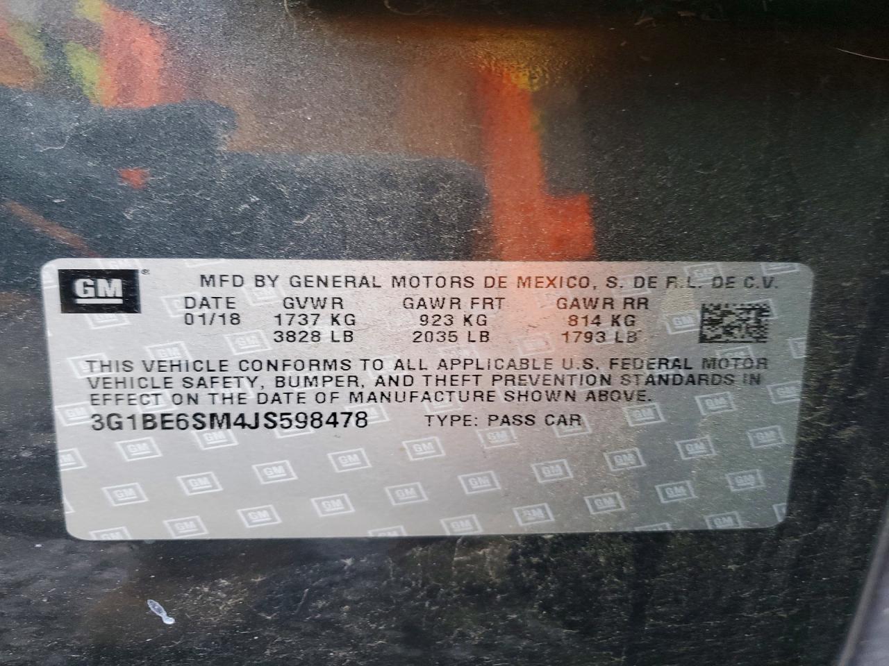 2018 Chevrolet Cruze Lt - zdjęcie 12