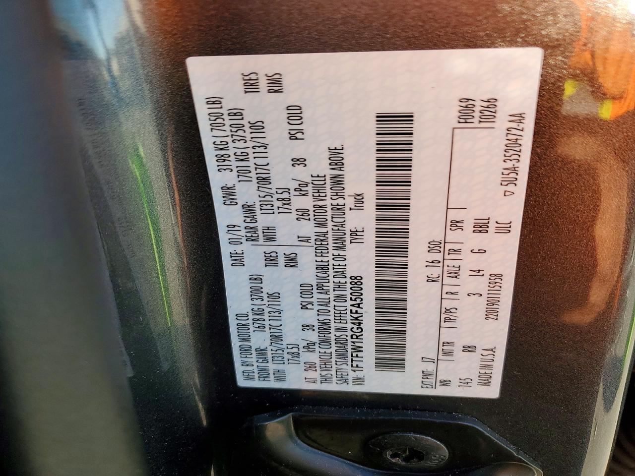 2019 Ford F150 Raptor - zdjęcie 12