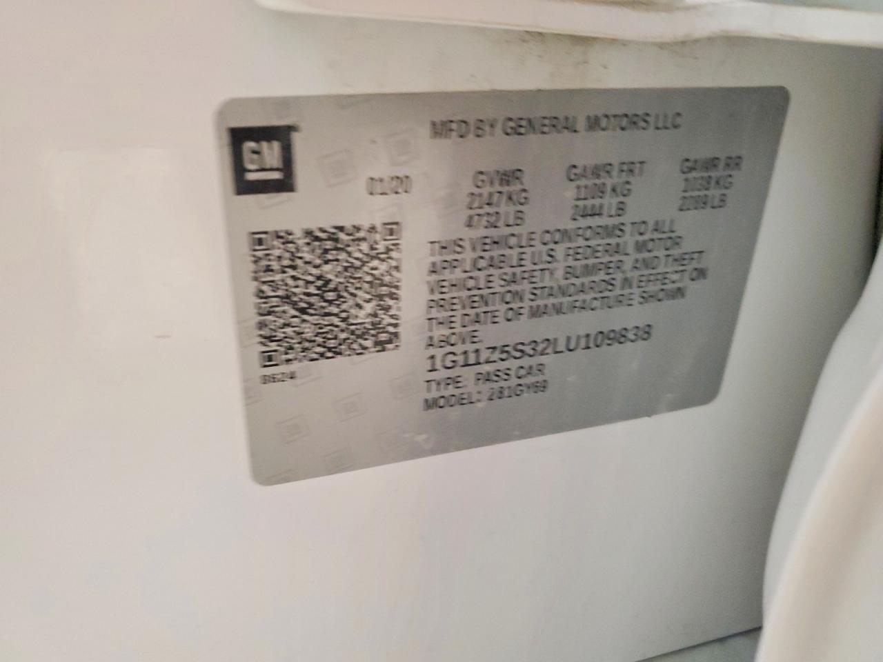 2020 Chevrolet Impala Lt - zdjęcie 12