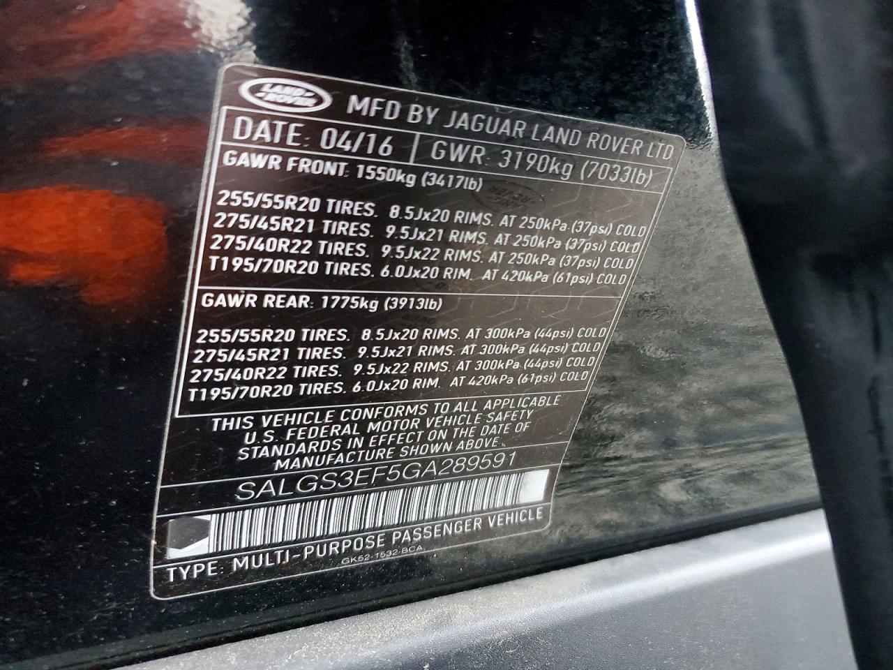 2016 Land Rover Range Rover Supercharged - zdjęcie 13