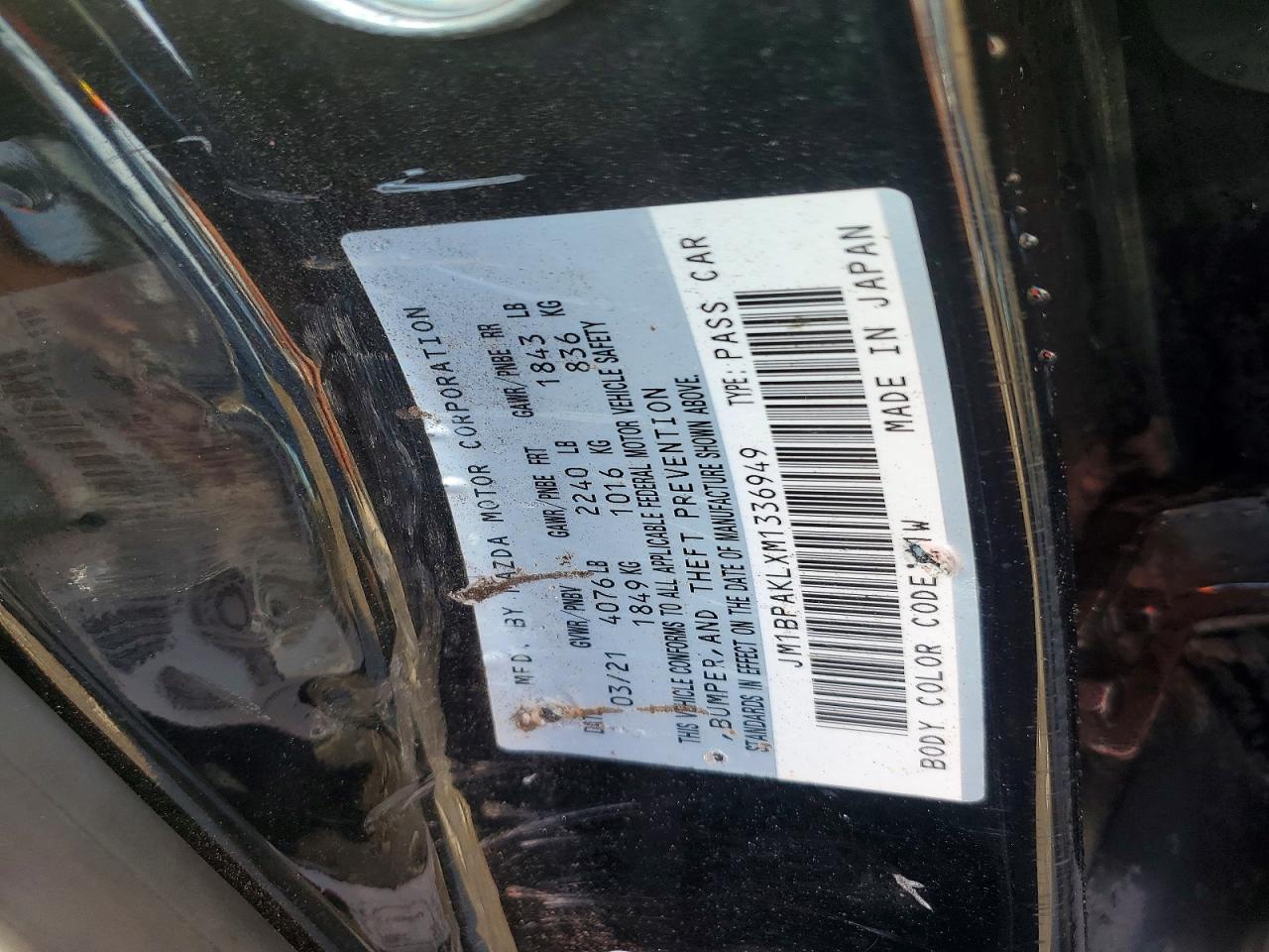 2021 Mazda 3 Select - zdjęcie 13