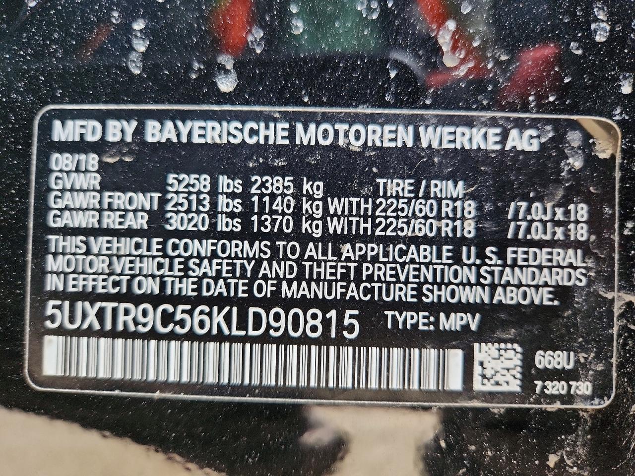 2019 BMW X3 xDrive30I - zdjęcie 13