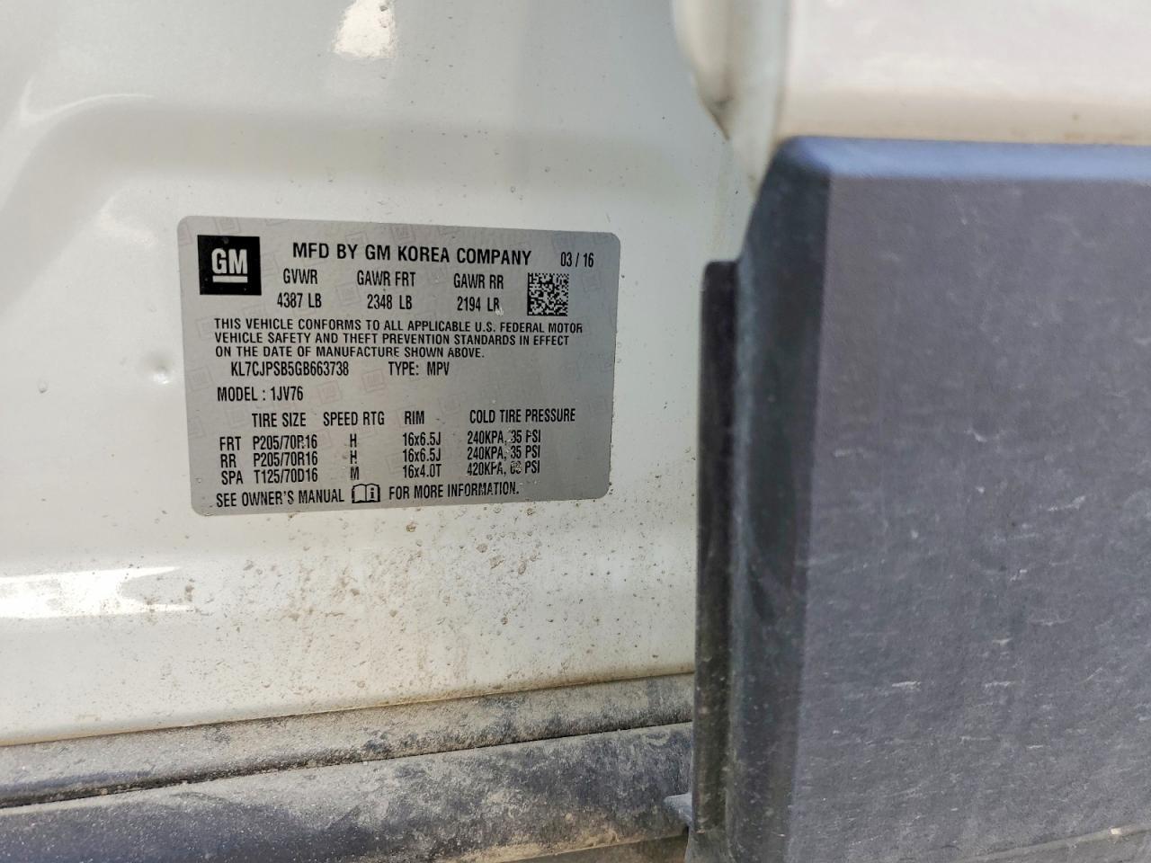 2016 Chevrolet Trax 1Lt - zdjęcie 13