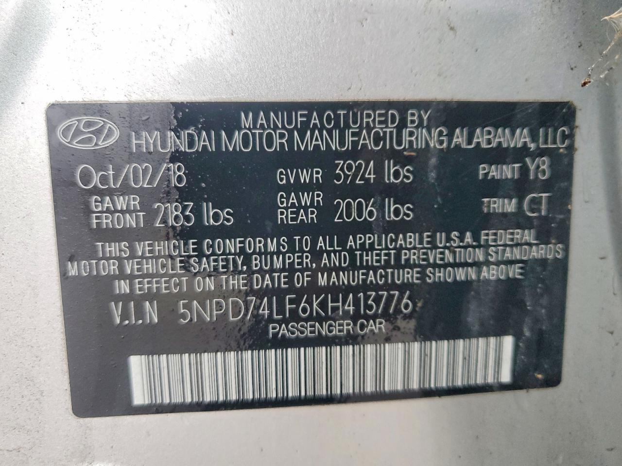 2019 Hyundai Elantra Se - zdjęcie 12