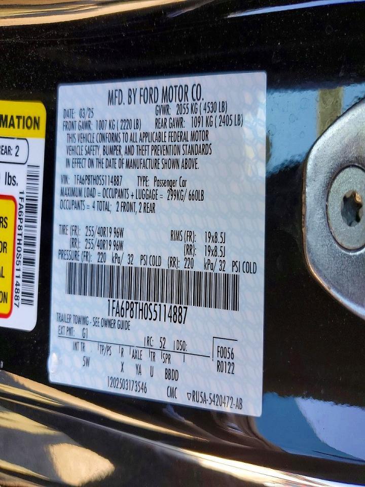 2025 Ford Mustang - zdjęcie 13