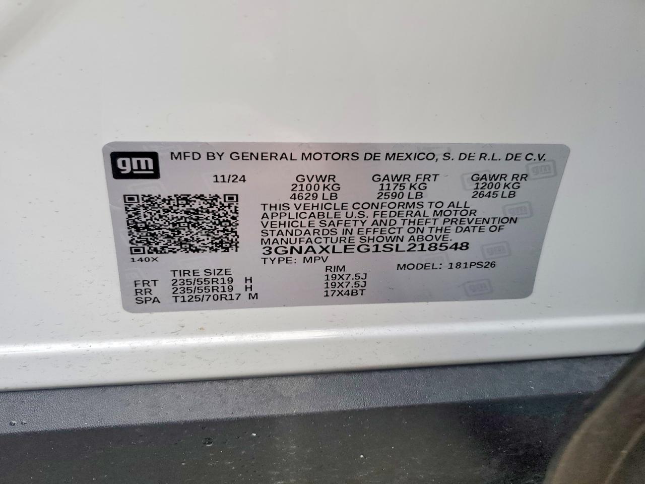 2025 Chevrolet Equinox Rs - zdjęcie 13