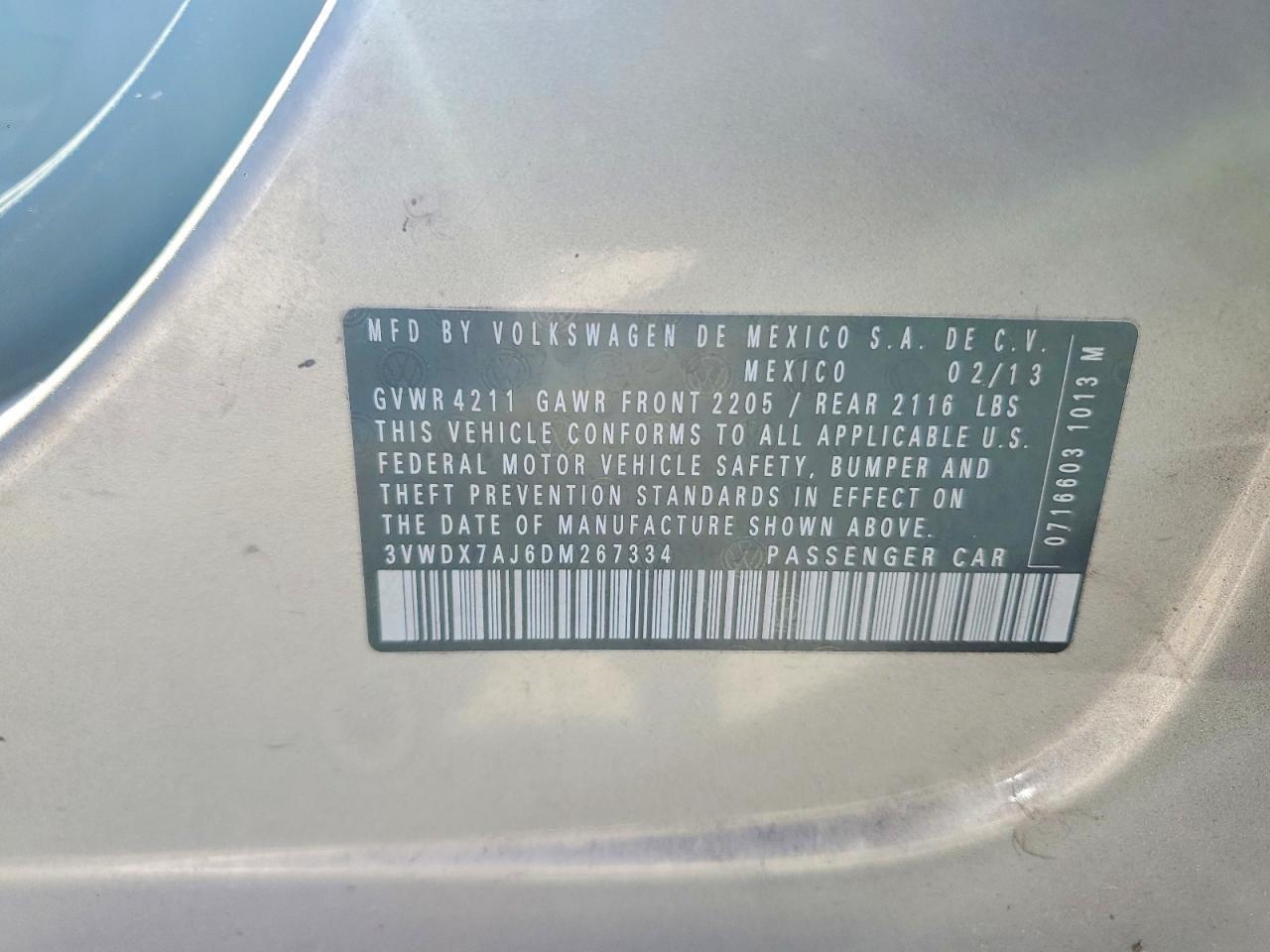 2013 Volkswagen Jetta Se - zdjęcie 12